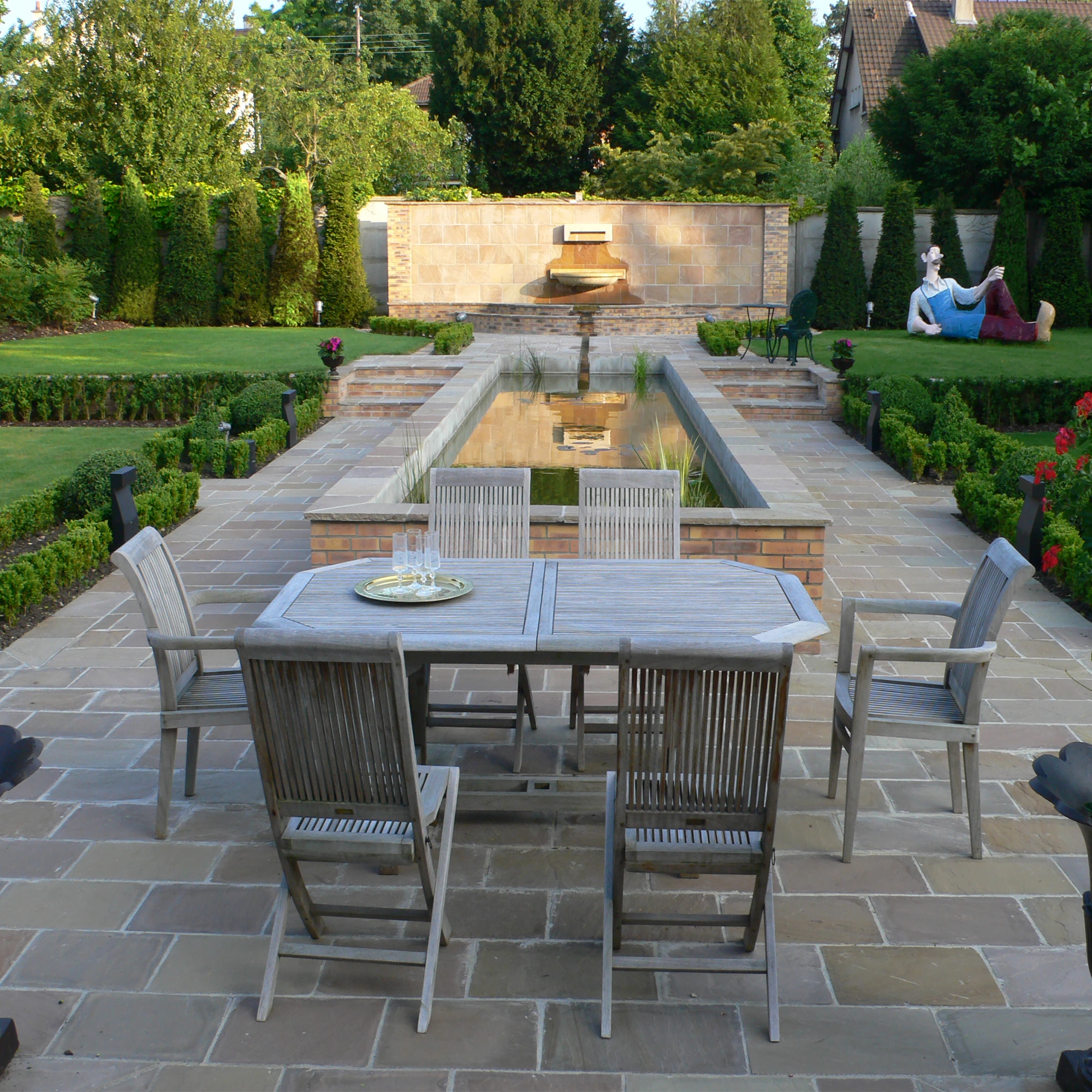 Jardin aménagé