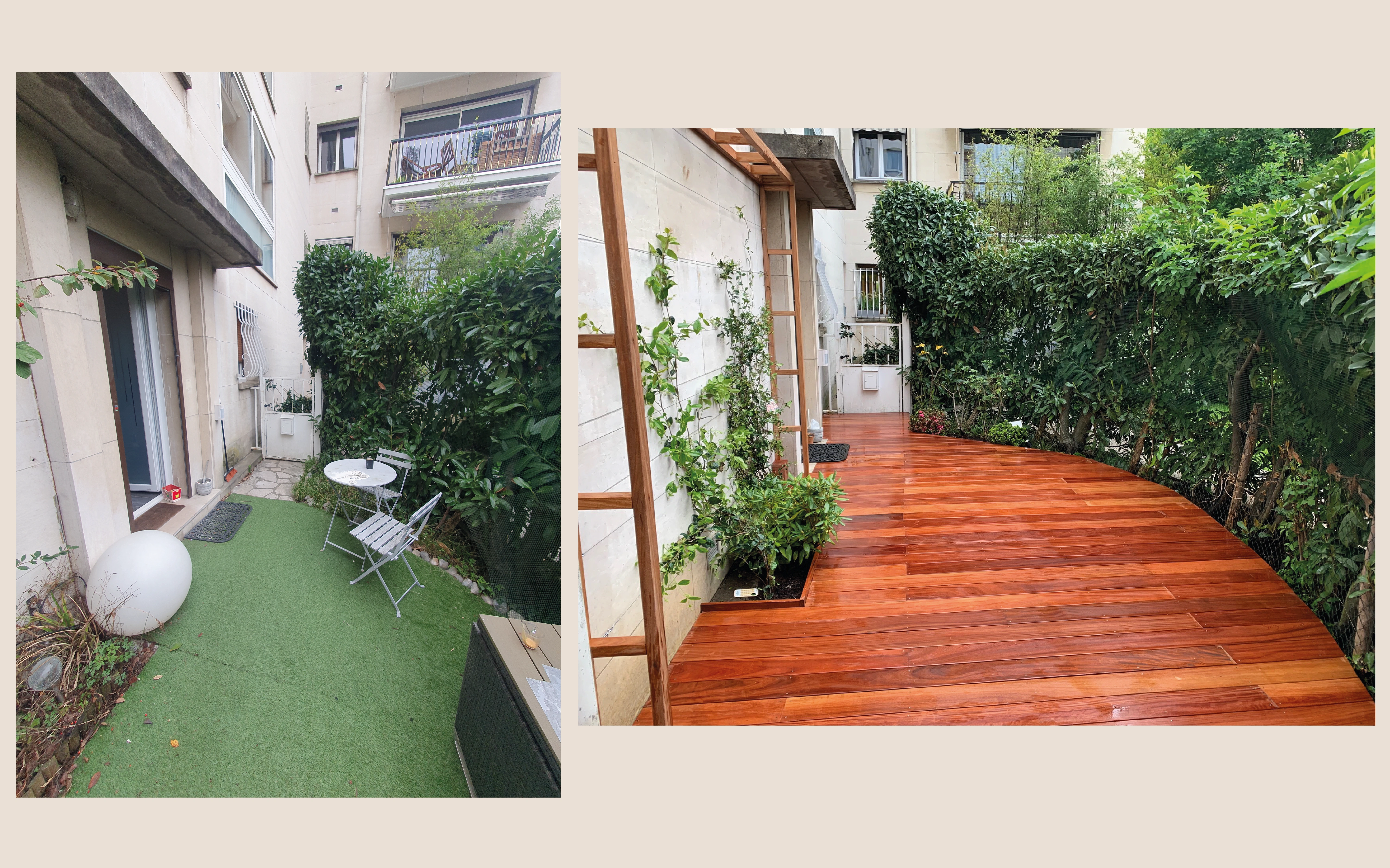 Rez de jardin à Neuilly