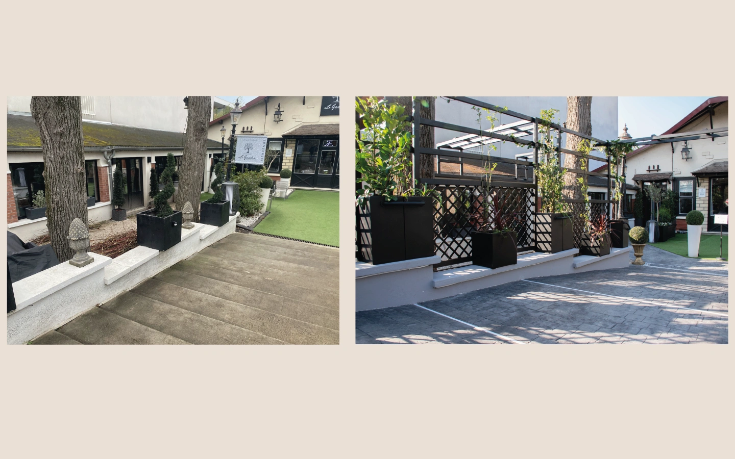 Terrasse de restaurant à Saint Maur